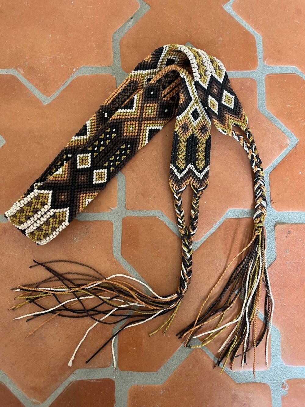 Mayan Macrame "Faya" Belt (never used)
